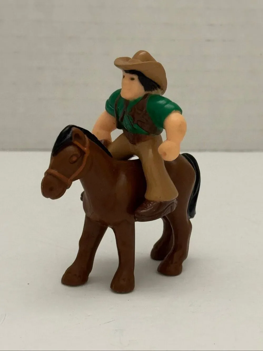 Lincoln Logs Cowboy Western Action Figure & Horse Replacement Parts